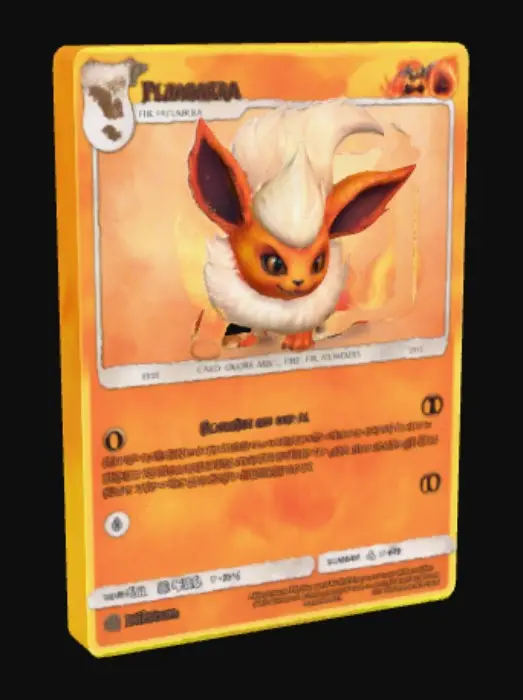 3D model for Flamara Card