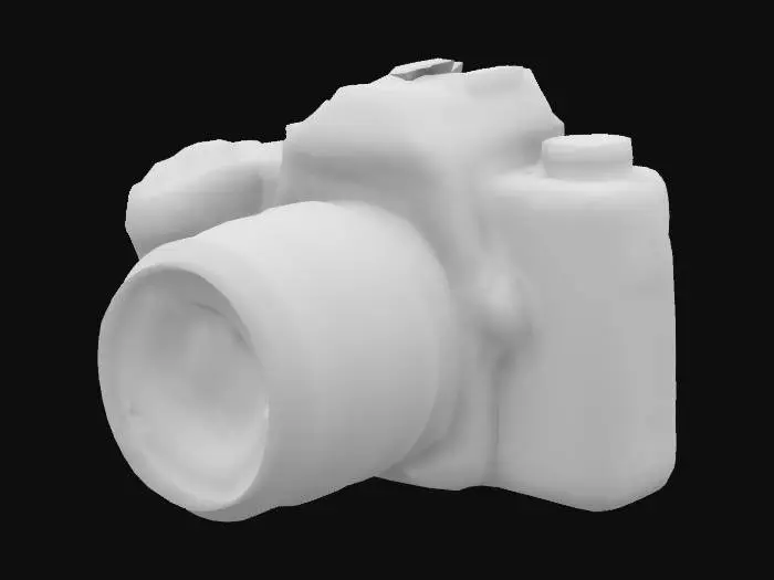 3D model for A professional film camera with large lens