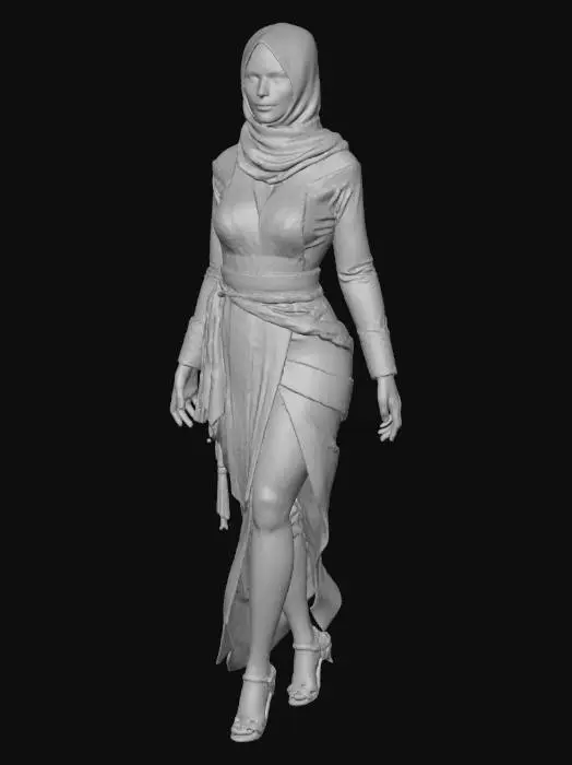 3D model for Elegance in Gold