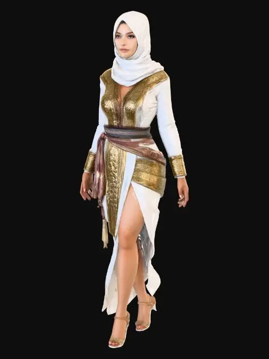 3D model for Elegance in Gold