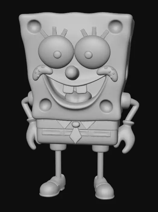 3D model for sponge bob