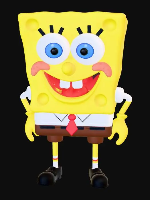 3D model for sponge bob