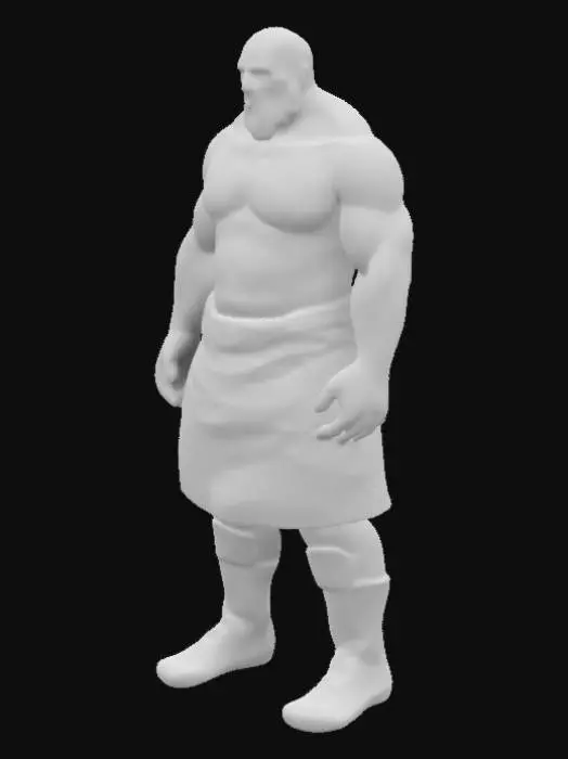 3D model for Strongman in a Kilt