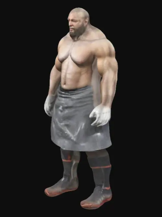 3D model for Strongman in a Kilt