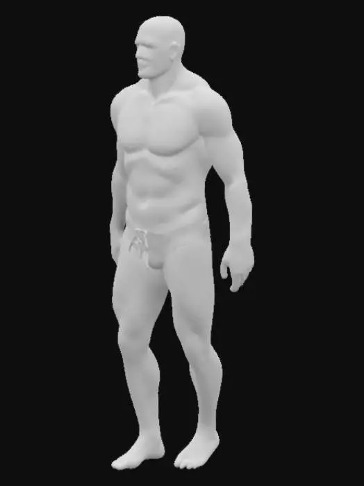 3D model for Beach Stroll, #game figure#