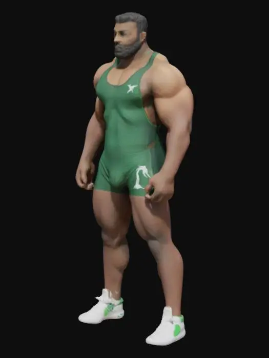 3D model for Wrestling Power