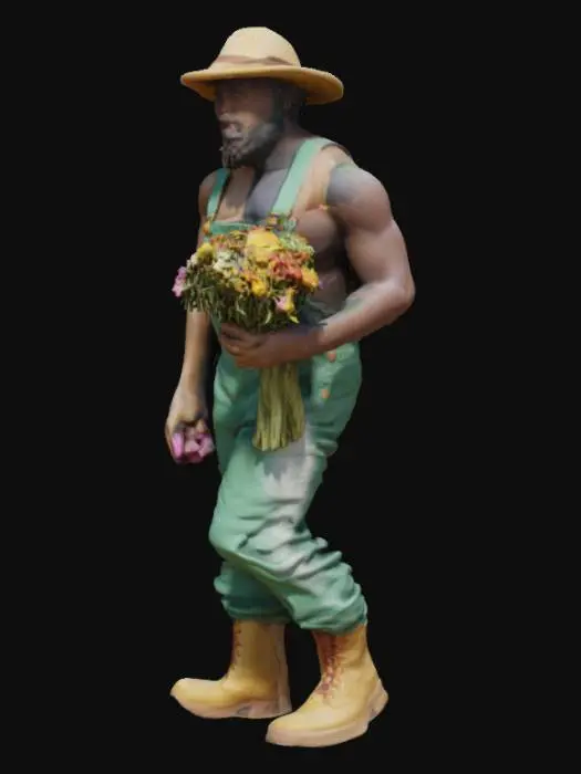 3D model for Farmer's Gift, #garden#