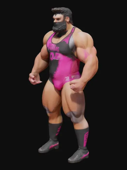 3D model for Wrestling Powerhouse