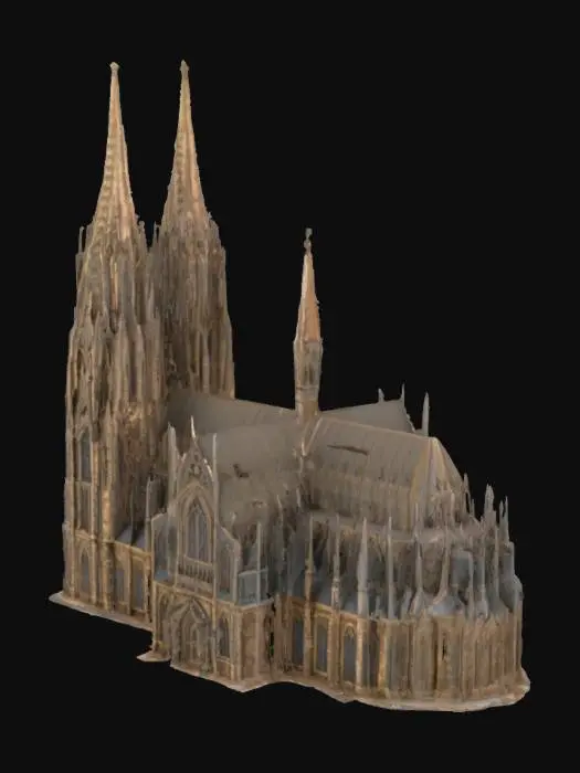 3D model for [Cologne] Gothic Cathedral Model
