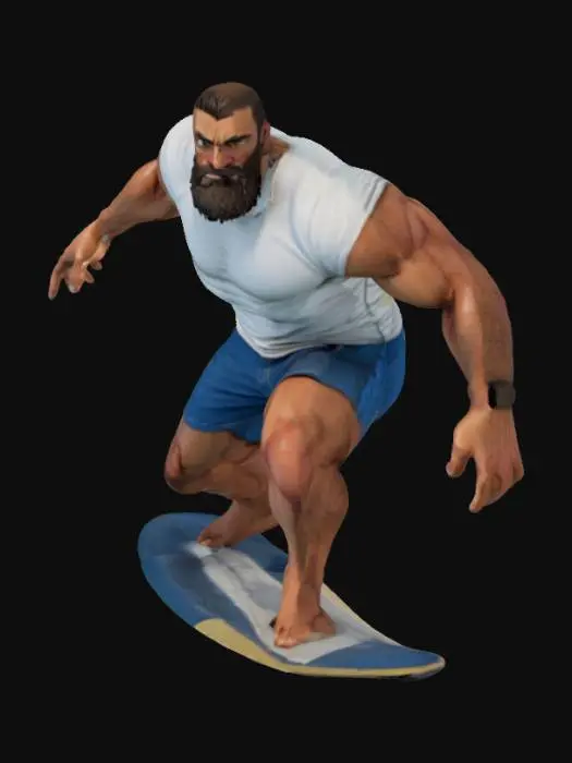 3D model for Surfer Strength