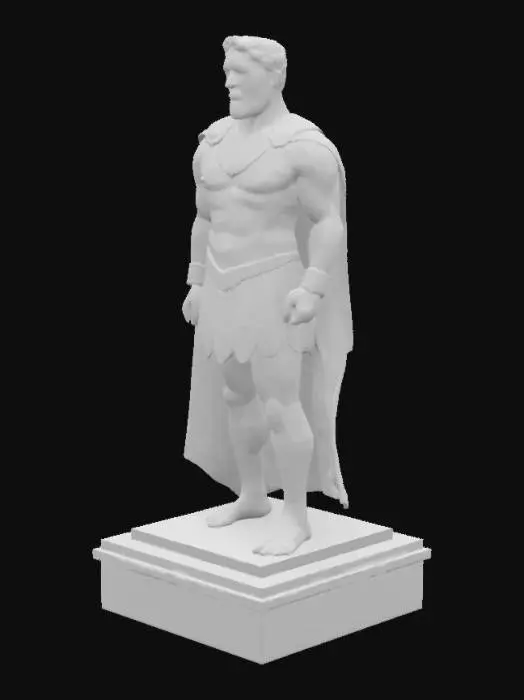 3D model for #arch#, Warrior Monument, #arch#