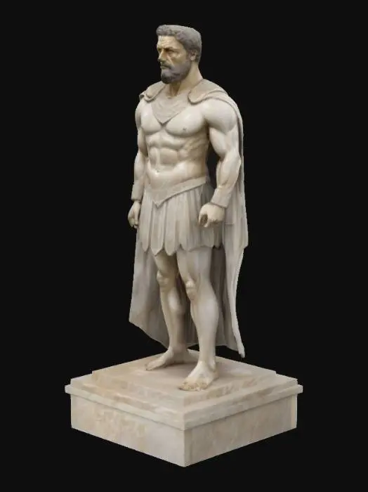 3D model for #arch#, Warrior Monument, #arch#