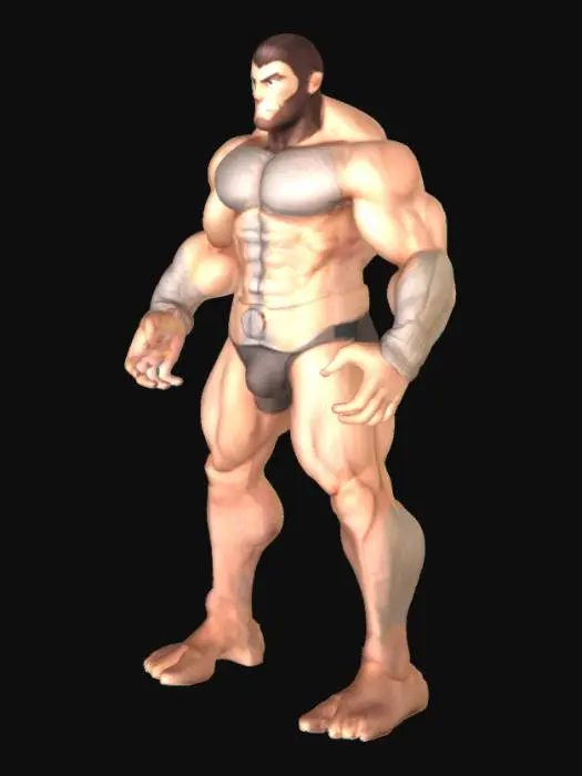 3D model for {
  "object": "Character",
  "material": "Skin, glass, metal",
  "shape_form": "Humanoid, muscular, imposing stance",
  "color_scheme": {
    "primary": "Red",
    "secondary": "Silver",
    "tertiary": "transparent"
  },
  "texture_details": {
    "skin": "Slightly aged, detailed musculature",
    "fabric": "Smooth, reflective, with subtle wrinkles and creases",
    "metal": "Polished gold with slight weathering"
  },
  "style": "Realistic, Comic-style, PBR",
  "environment": "Stormy, with a dark and ominous sky, crackling lightning",
  "reference_models": ["Shazam from Kingdom Come by Alex Ross", "DC Comics character references"]
}
