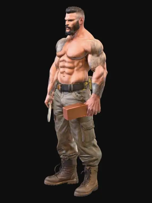 3D model for Bricklayer's Strength