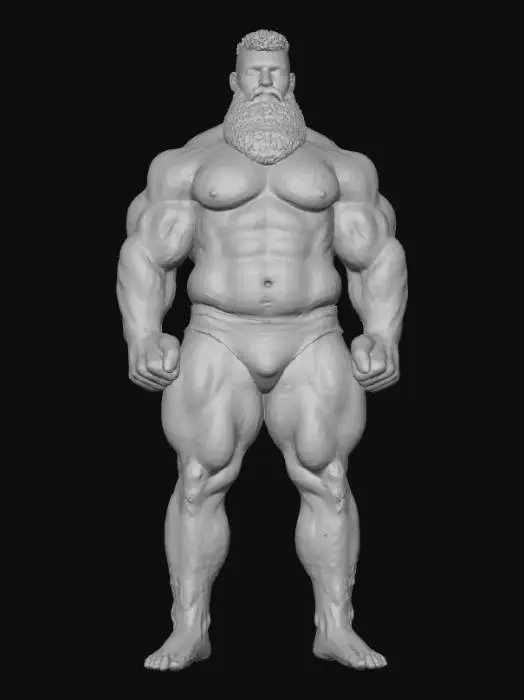 3D model for Titan Strength, #villain#