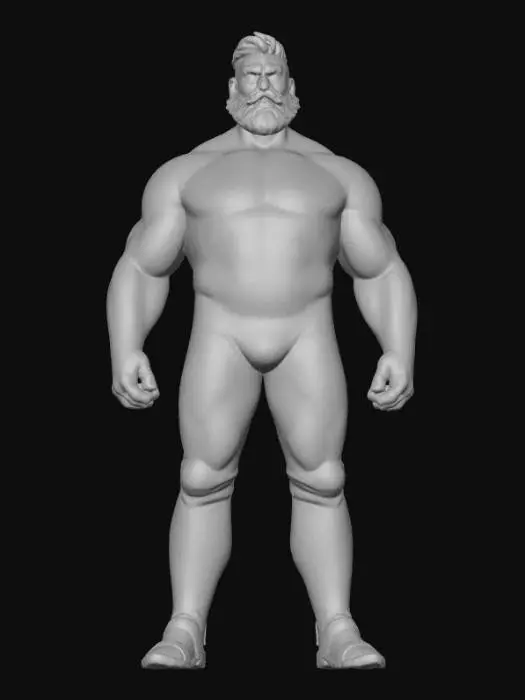 3D model for The Guardian Titan in Rubber