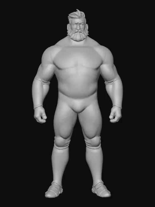 3D model for The Guardian Titan in Rubber