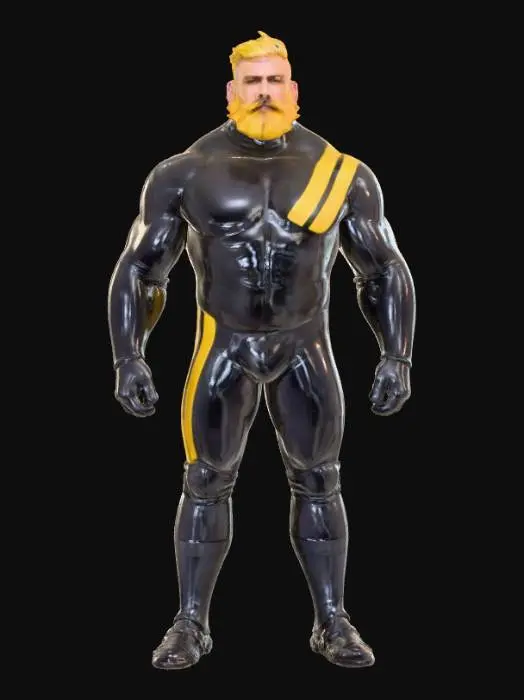 3D model for The Guardian Titan in Rubber