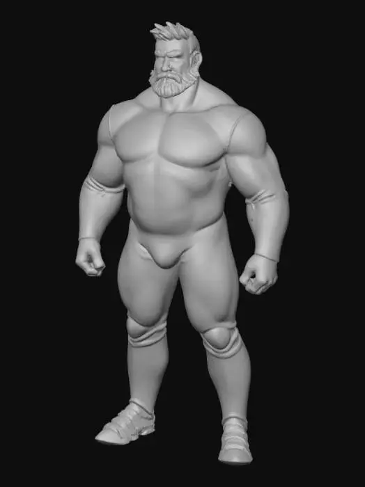 3D model for The Guardian Titan in Rubber