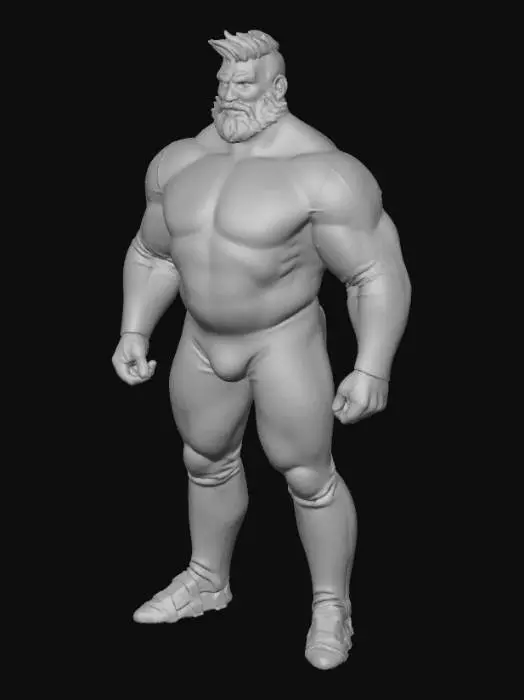 3D model for The Guardian Titan in Rubber