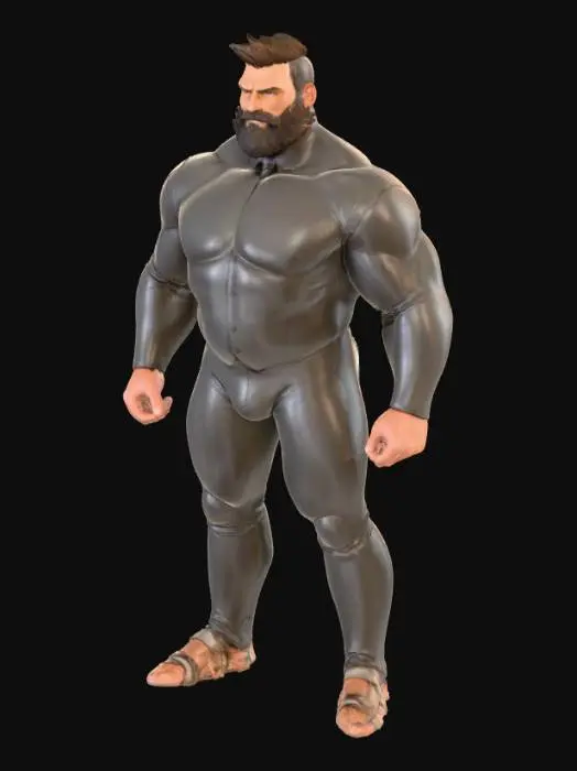 3D model for The Guardian Titan in Rubber