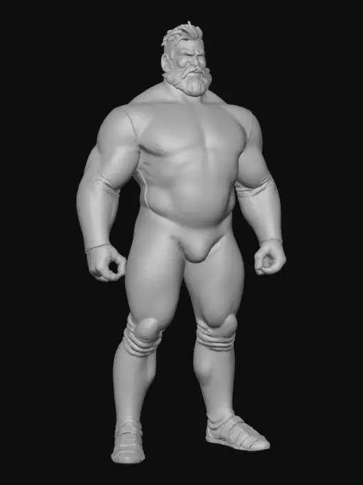 3D model for The Guardian Titan in Rubber