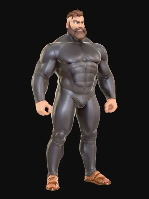 3D model for The Guardian Titan in Rubber