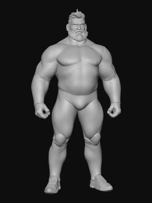 3D model for The Guardian Titan in Rubber