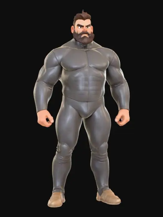 3D model for The Guardian Titan in Rubber