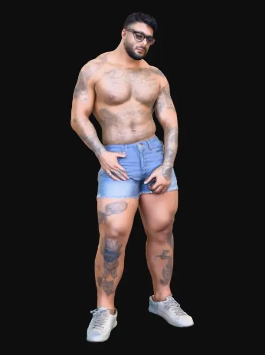3D model for Tattooed Confidence