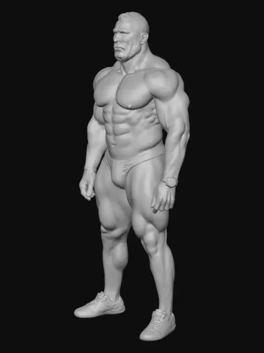 3D model for Bodybuilder Showcase