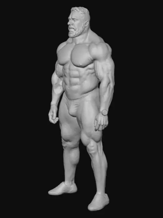 3D model for Bodybuilder Showcase