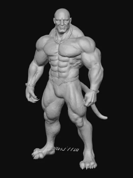 3D model for Leopard Warrior Elite