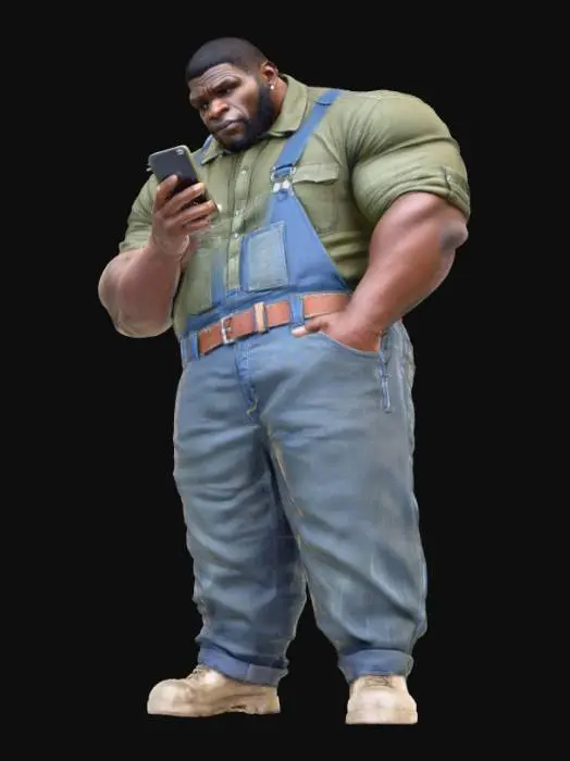 3D model for Focused Worker