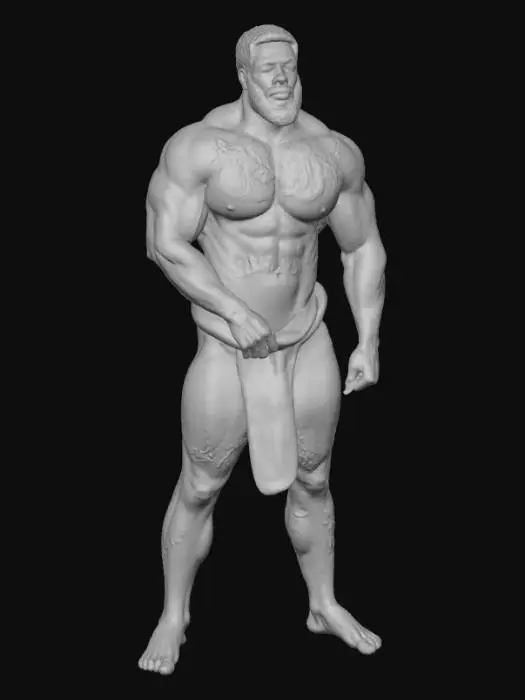 3D model for Tattoed Athlete