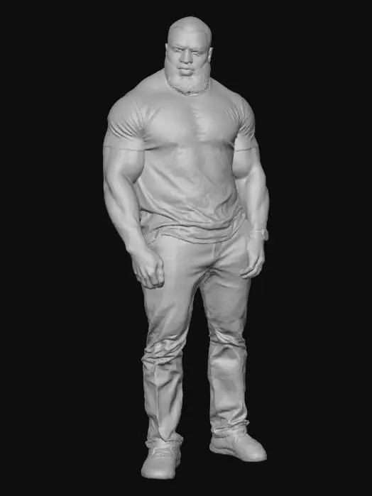 3D model for Strength in Red