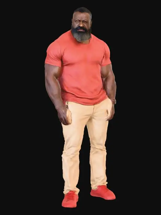 3D model for Strength in Red