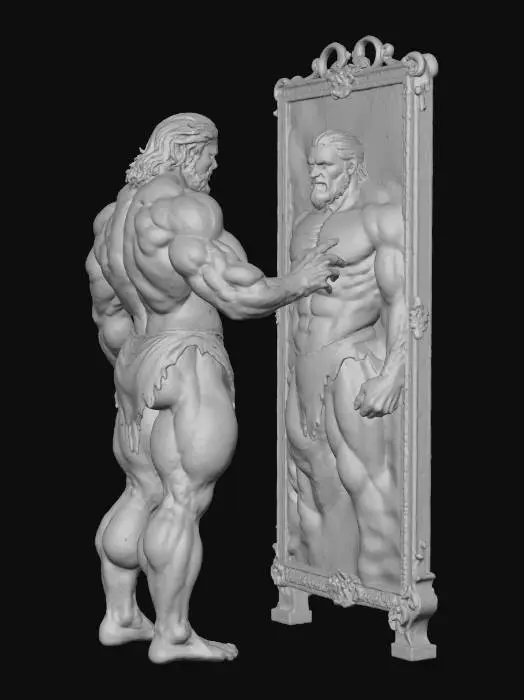 3D model for Dual Reflections, #Halloween2025#