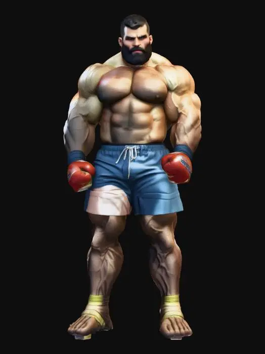 3D model for Boxing Titan