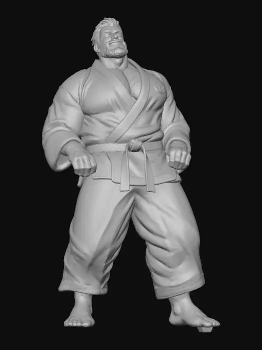 3D model for Martial Arts Master