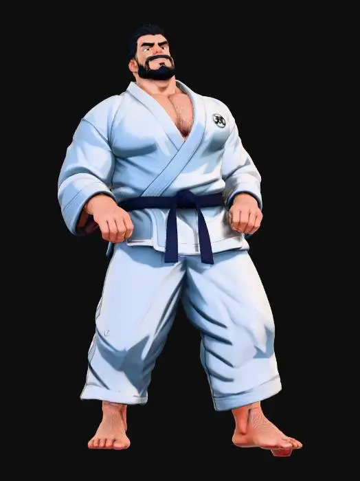 3D model for Martial Arts Master