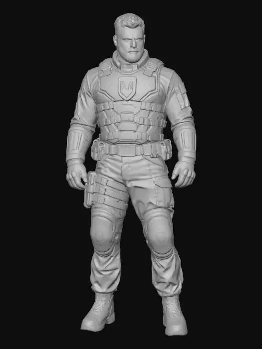 3D model for Warrior Vigilant