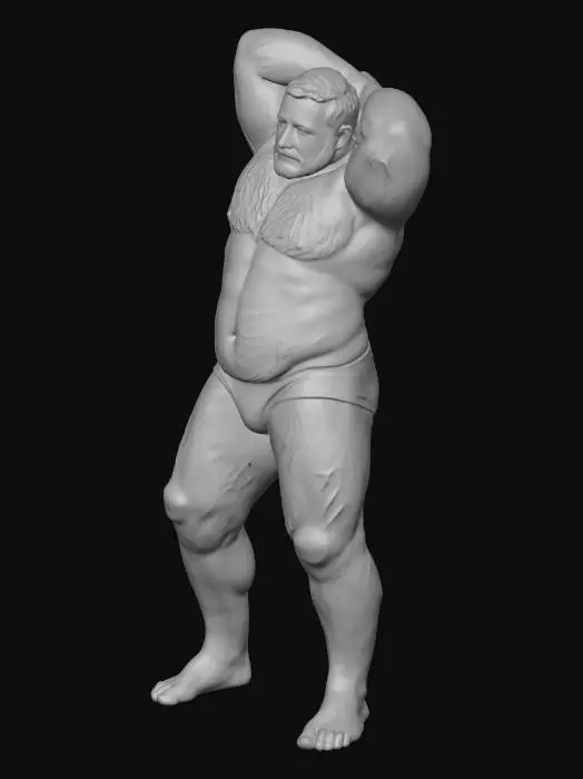 3D model for hot bear