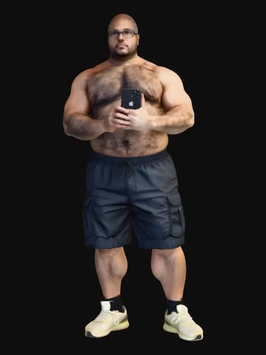 3D model for Muscular Mirror Selfie