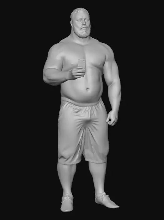 3D model for Strongman Selfie