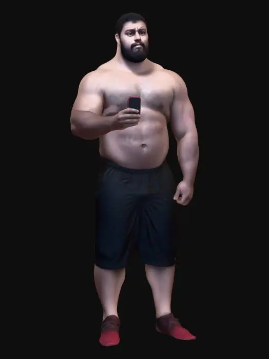 3D model for Strongman Selfie