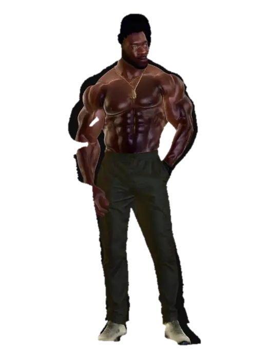 Iron Titan - Brawler 3D model, vytvořený pomocí AI