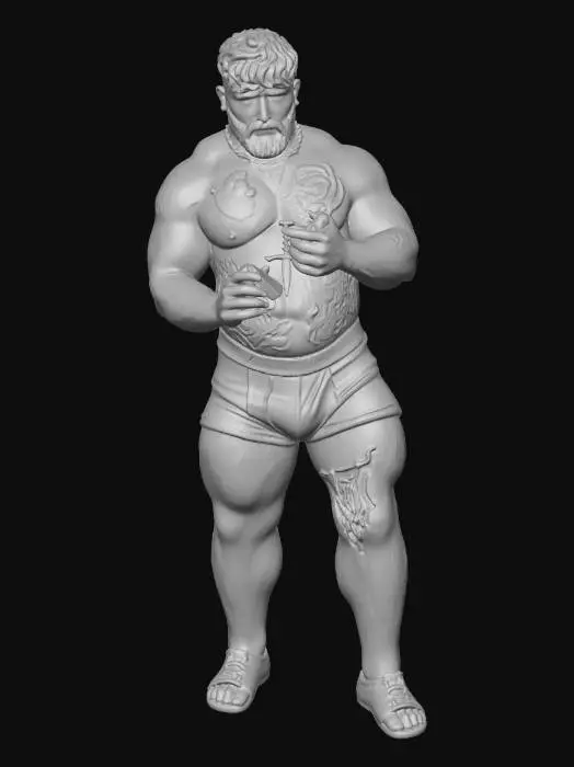 3D model for Tattooed Titan