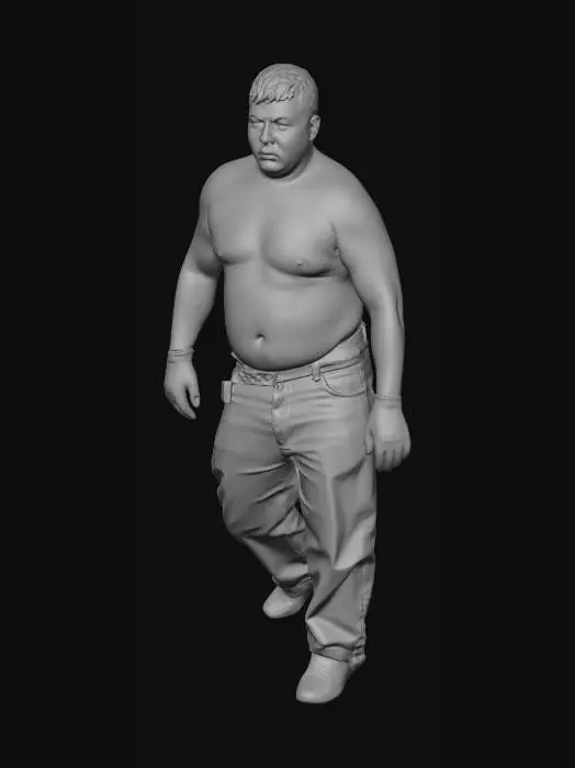 3D model for Dusty Construction Worker