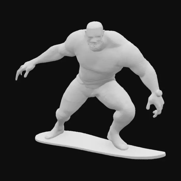 3D model for #ocean# Surfing